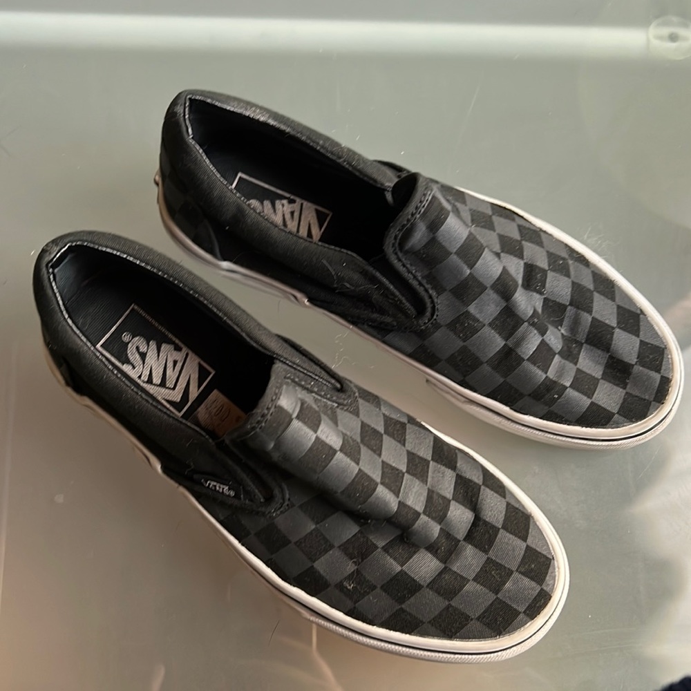 Classic checkered slip on vans sneakers women’s  Sz. 7
